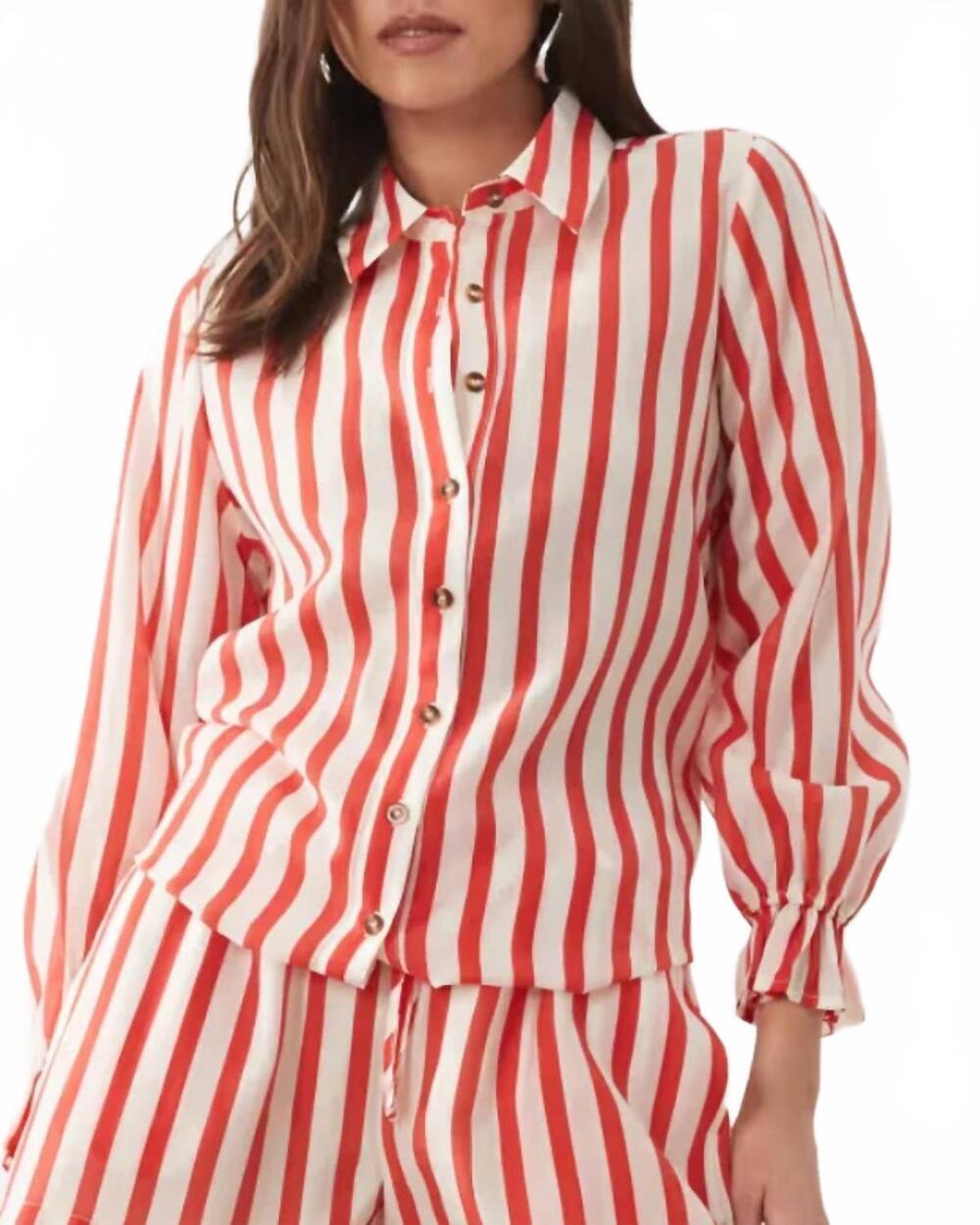 NEW NEVER FULLY DRESSED tie back top in red